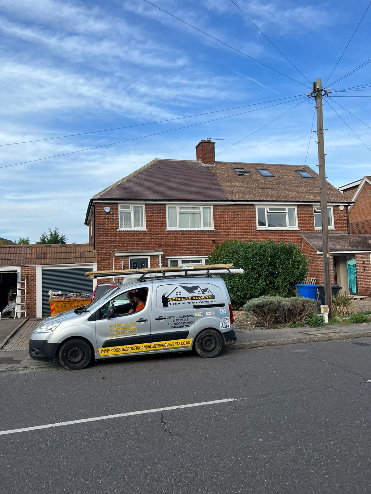 Completed guttering project